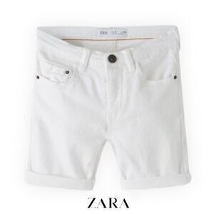 ZARA Kids | White | BASIC DENIM SHORTS